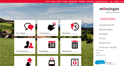 Desktop Screenshot of muensingen.ch