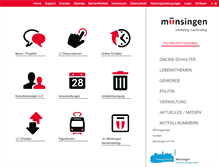 Tablet Screenshot of muensingen.ch